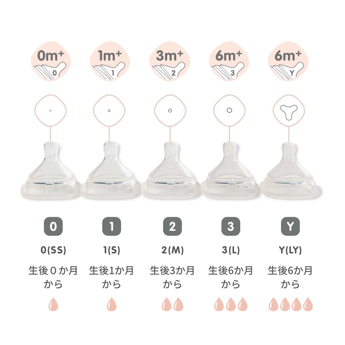 Hegenニップル 2(M)(乳首 2個入り)