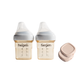 Hegen ベビーボトル 150ml 2個入り＆ フードストッカー用ふた 2個付き セット（ピンク）